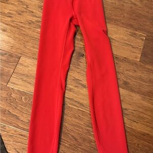 Lululemon Athletica Red Leggings
